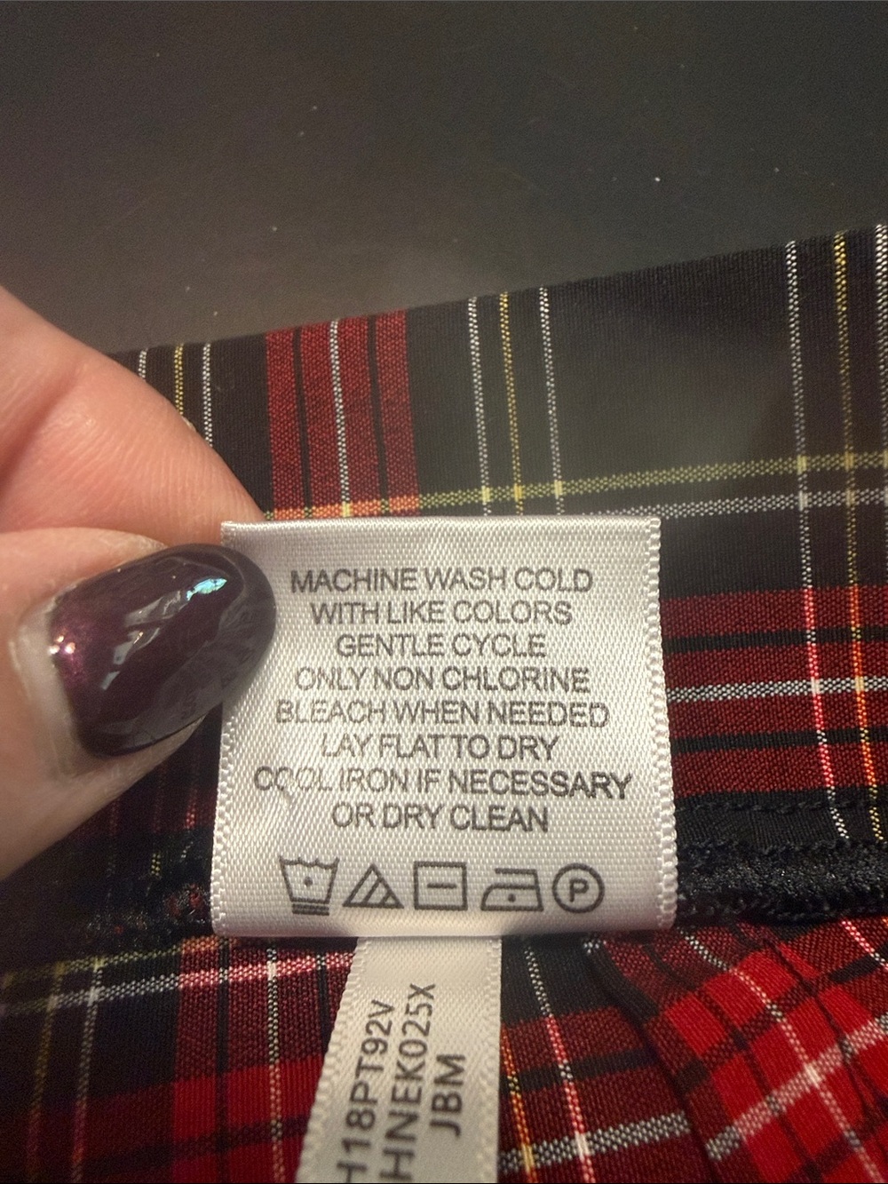 Tommy Hilfiger Plaid Skinny Stretch Pants Size 2 - Picture 7 of 8